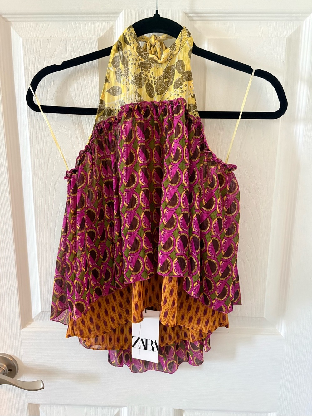 Zara Tiered Halter Size Small